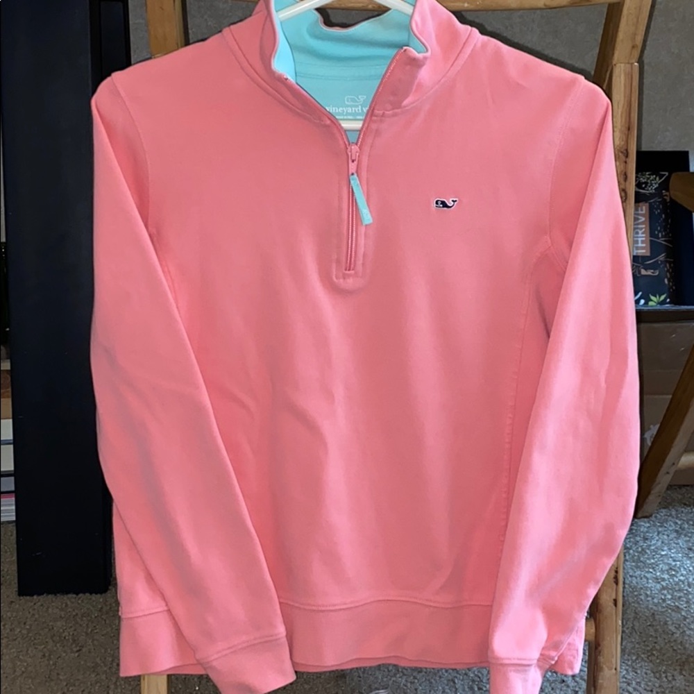 Vineyard Vines Coral Crewneck Sweater